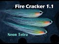 Tying the fire cracker lazy variant in neon tetra  pike zander perch  bass fly