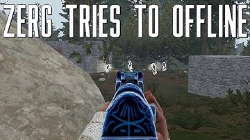 Rust | Angry ZERG Try To OFFLINE ( Rust Raid Defense , Counter Raid , Heli-Counter + More)