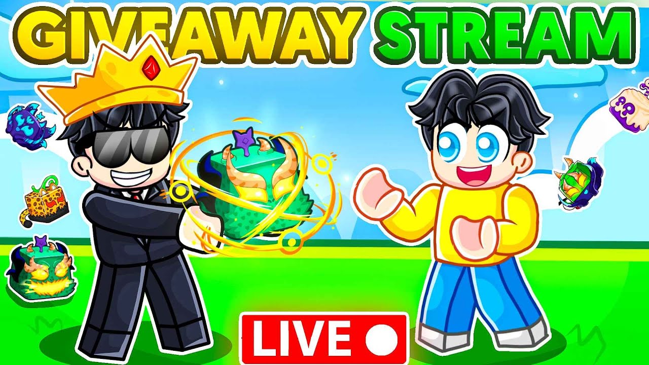Dragon Perm Giveaway! SenpaiSpider BLOX FRUITS LIVE