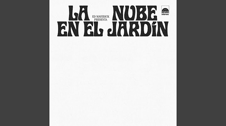 LA NUBE EN EL JARDÍN