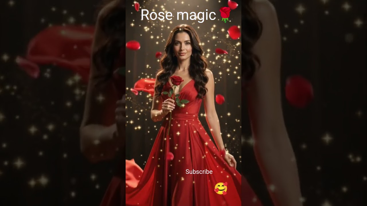 rose様　よろしくお願いします magic rose 🌹please see till the end there is magic. - YouTube