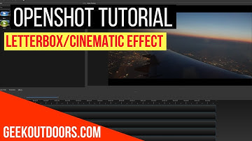 How To Create Letterbox Effect In Openshot (Cinematic Black Bars) | Openshot Tutorial