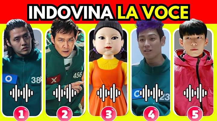 INDOVINA LA VOCE 🔊 DI SQUID GAME 2 🎭