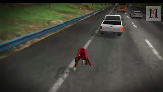 Highway Rider most weird accident screenshot 4