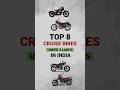 Eight cruise bikes Under 3 lakhs in India.