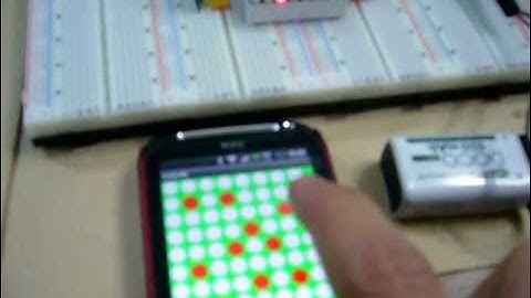Remote Control LED Matrix = Android + Arduino / motoduino + LED 8x8 + Bluetooth + MAX7219CNG