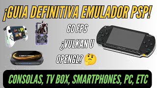 ✅ LA MEJOR CONFIGURACIÓN para Emulador de PSP  TUTORIAL PPSSPP