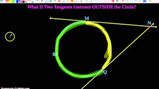Geometry: Ch. 10-6 Secants, Tangents, and Angle Measures; Ch. 10-7 Special Segments in a Circle