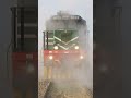 GEU-40 LOCOMOTIVE Train Engine 🚂 In the smoke GM Rail Vlog Pakistan Railways #youtubeshorts#viral