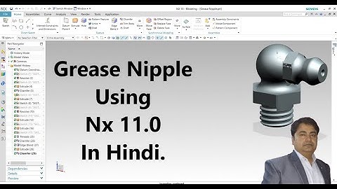Grease Nipple Using in NX 11.0 in Hindi.