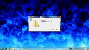 How to Clear your Desktop of the Recycling Bin (Windows)