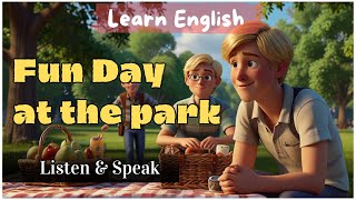 Fun Day at The Park | Improve Your English | English Listening Skills | Learn English