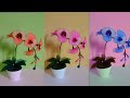 Cara membuat bunga anggrek dari kain stoking - kerajinan tangan