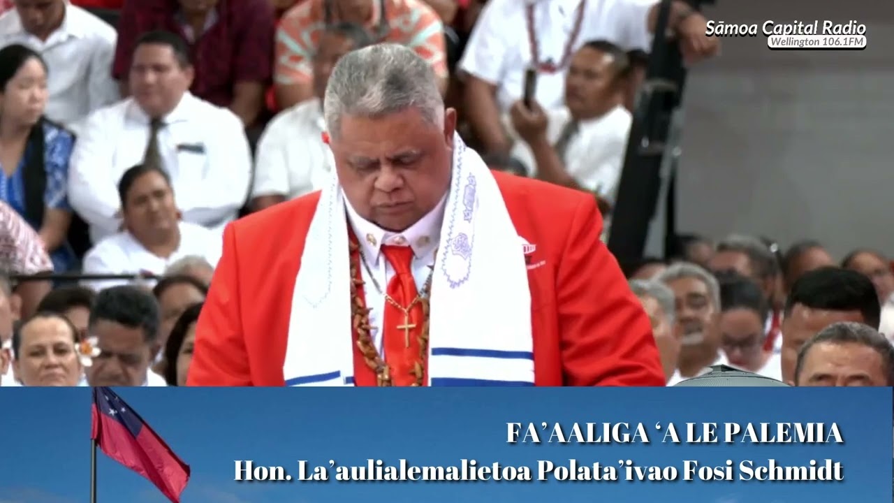 Kapeneta Filifilia - Minisita & Minisita Lagolago - PM Rt Hon. Laaulialemalietoa Polata'ivao Schmidt