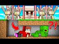 Mikey and JJ Escape From IRON GOLEM Prison Survival Battle in Minecraft (Maizen)
