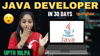 Master Java😱 in 30 Days🔥| How to become JAVA DEVELOPER in 30DAYS💯🚀 | IT Jobs✔😍 | Tech with Ramya👩🏻‍💻