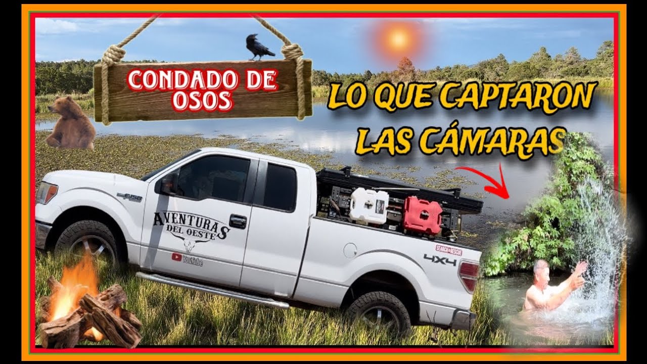 AVENTURA 467 LO QUE CAPTAN LAS CÁMARAS) NO ES FÁCIL METERSE A BAÑAR EN UN RIO DONDE HAY MUCHOS OSOS