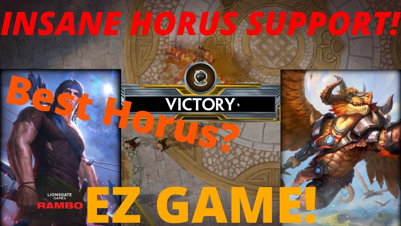 Insane Horus Support! Smite Season 9 Joust YouTube