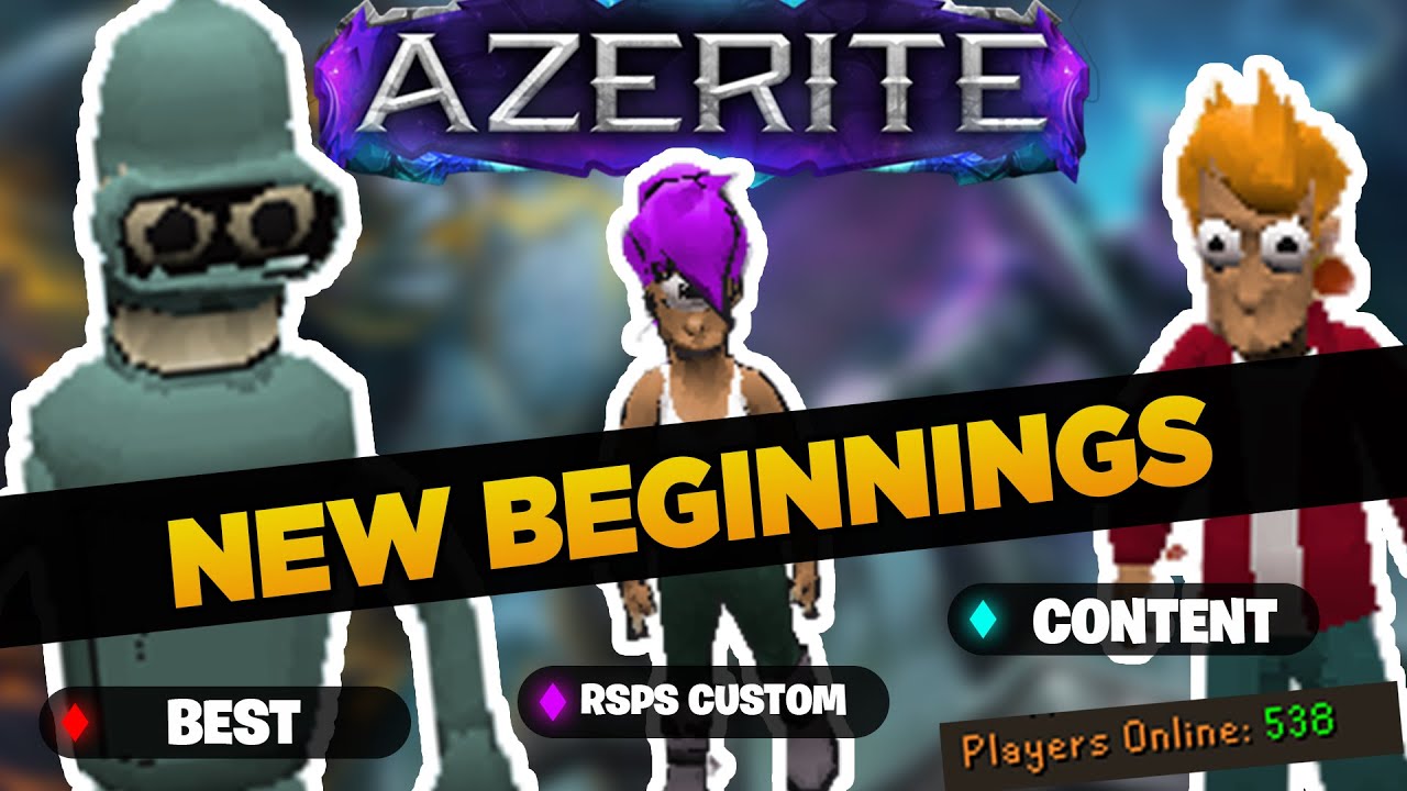 WHAT A START TO THE IRONMAN! Azerite Custom Rsps 500+ Players (MASSIVE GIVEAWAY)