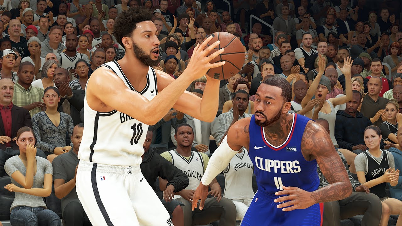 NBA 2K23 Gameplay — New Official Rosters — Nets vs Clippers YouTube