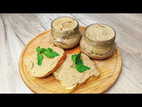 Chicken liver pate. A simple, quick and delicious recipe for liver pate. # 051