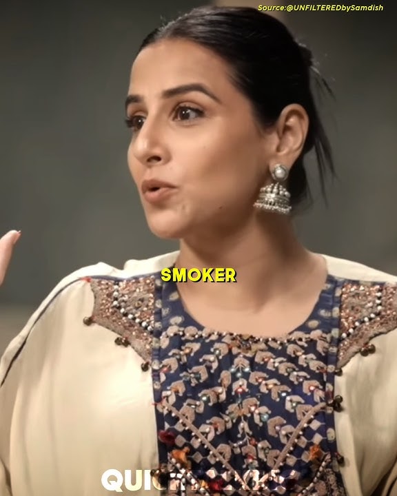 Vidya Balan on Smoking 🤔||#shorts