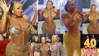 Ini Edo on the Dance floor for Her 40th Birthday Celebration