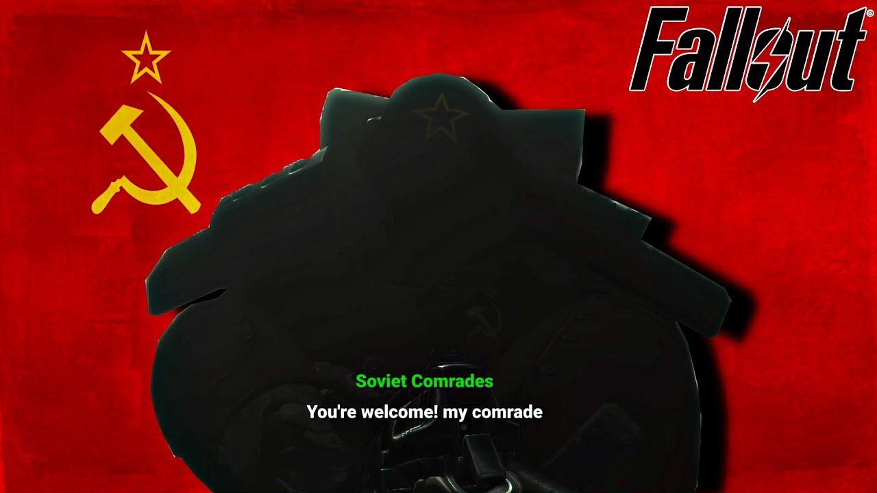 Meet Soviet Comrades in Fallout 4