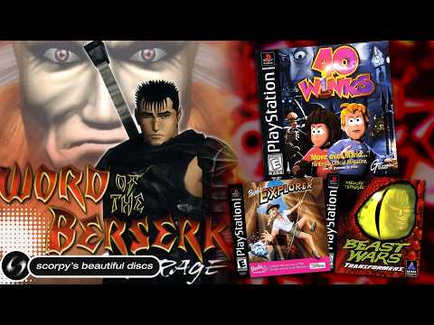 Berserk, 40 Winks, Beast Wars & Barbie - SCORPY'S BEAUTIFUL DISCS #59