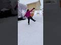 shuffling in the snow #DANCERUSH_STARDOM #shuffledance #shorts
