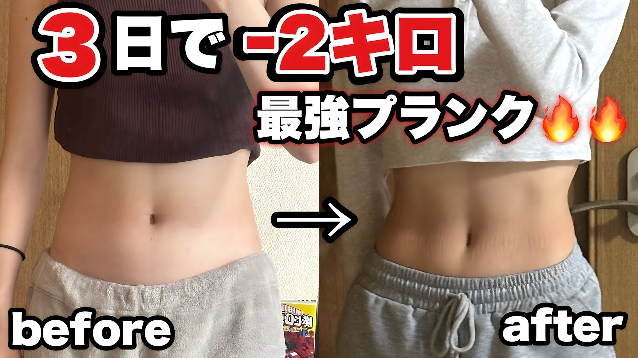 Tummy Slimming] 4 Minutes a Day🔥The Ultimate Plank for Defined