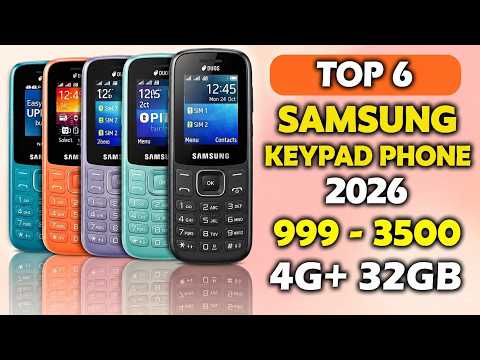 Best Samsung Keypad Phone 2026 Top 6 | Samsung 4G Keypad Mobile 2025