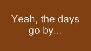 Video thumbnail of "Keith Urban- Days go by lyrics"