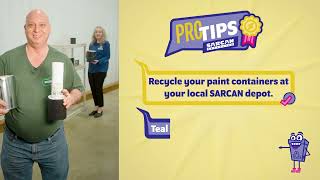 SARCAN Pro Tips | Recycle Your Paint!