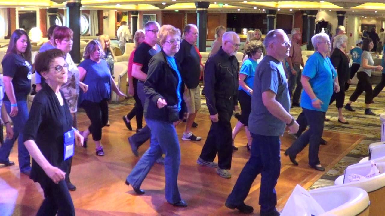 MIDLER'S WAY Line Dance (Adrian Churm) Ira Weisburd 2016 ALASKA CRUISE with Ira Weisburd