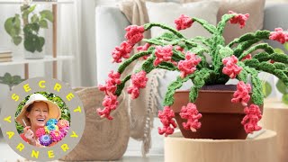 How to Crochet the Perfect Christmas Cactus - Step by Step Guide