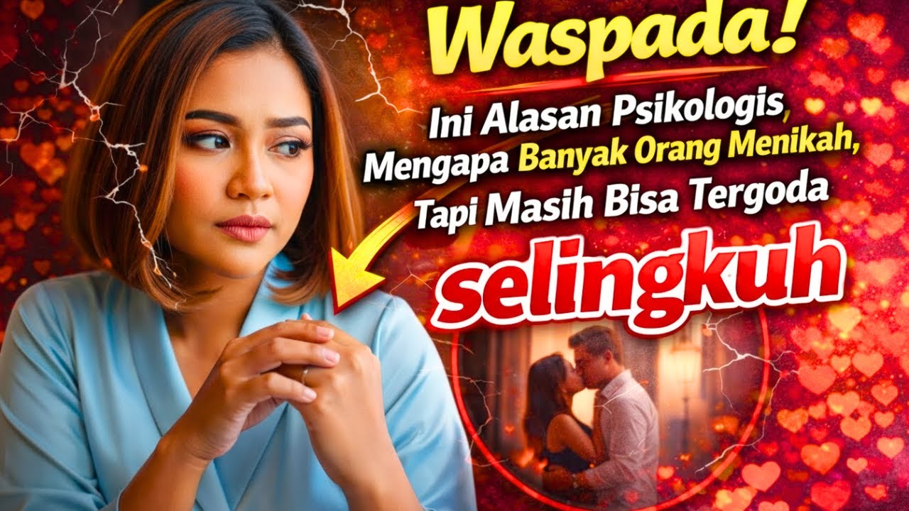 Waspada! Ini Alasan Psikologis Mengapa Banyak Orang Menikah, Tapi Masih Bisa Tergoda  selingkuh