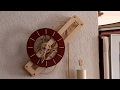 Horloge artisanale en bois. "CADRE"