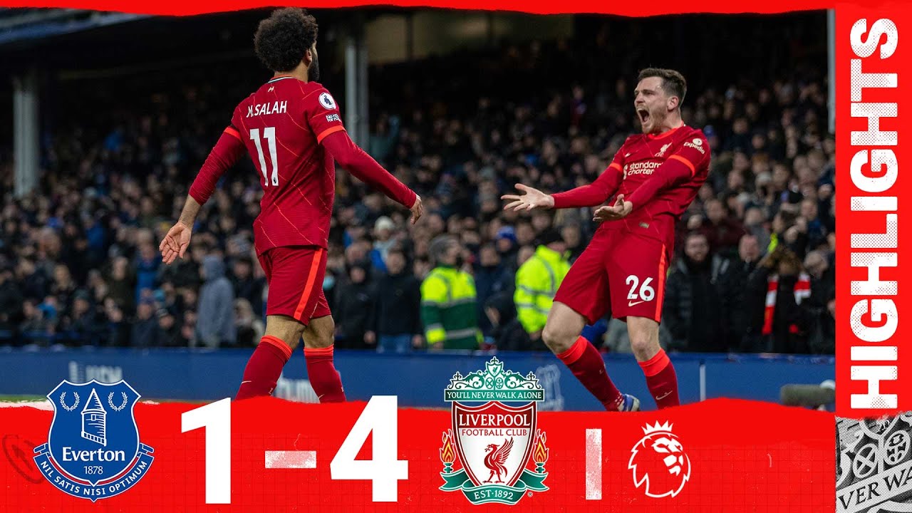 Highlights Everton 1-4 Liverpool Reds ruthless in derby win at Goodison 