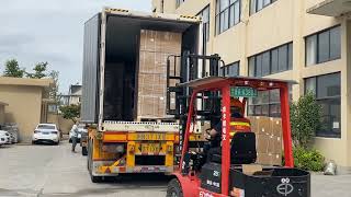 www.ultraspare.com. Loading a container of forklift parts for our client,  28 of September, 2022