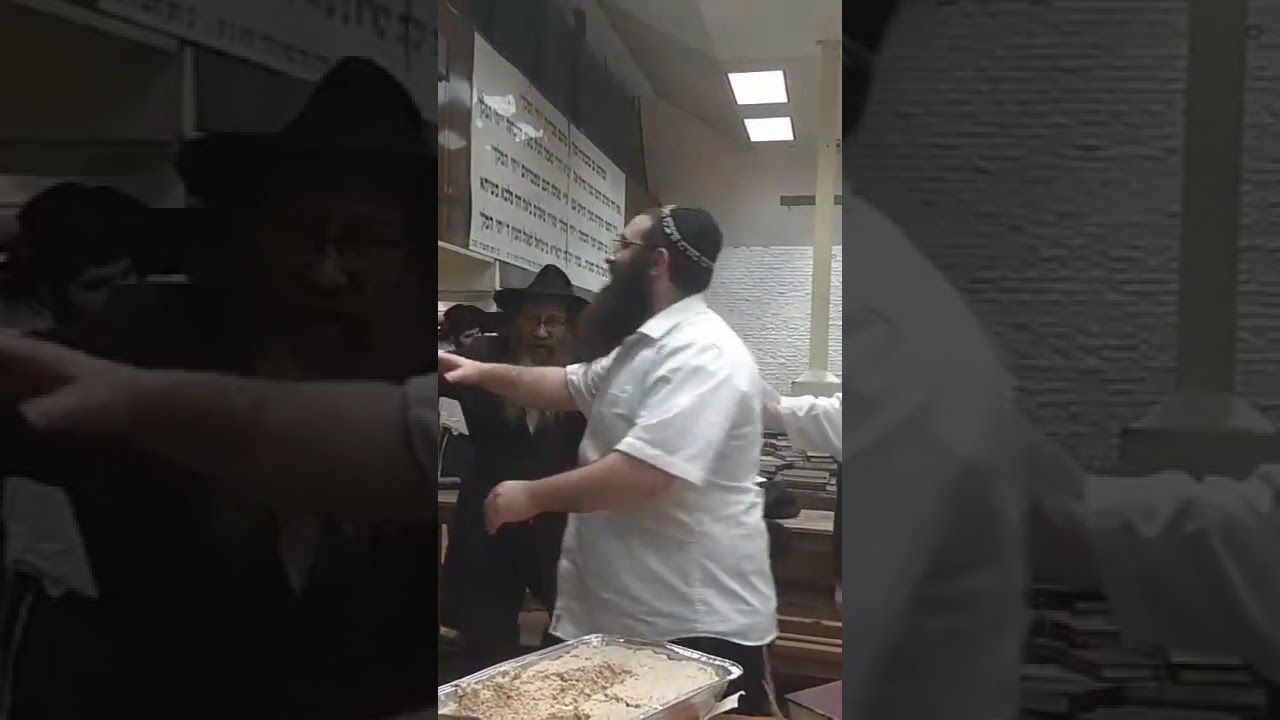 ר' ראובן מטוסוב והרב ברוין רוקדים כ"ח סיון תשע"ח