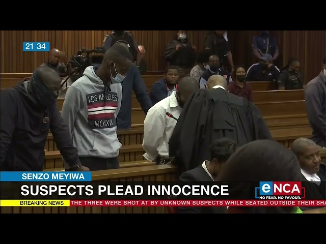 Senzo Meyiwa | Suspects plead innocence class=