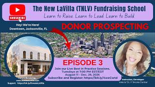 Episode 3: DONOR PROSPECTING, strategic processes behind donor research, cultivation and management.