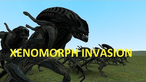 GMOD FIGHTS: ALIENS XENOMORPH TAKEOVER: NPC WARS