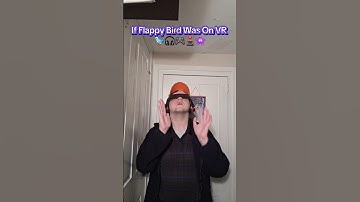 If Flappy Bird Was On VR 🐦🎧🎮🕹👾 #shorts #funny #flappybird #vr #viral #virtualreality #comedy #fyp
