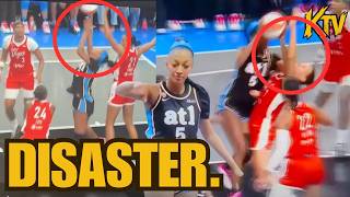 WTF Angel Reese EMBARRASSING MISSING BACKWARDS LAYUPS & DIRTY ELBOW BLOWN OUT on Barbie Night AGAIN