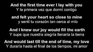 ♥ The First Time Ever I Saw Your Face ♥ La Primera Vez ~ George Michael-subtitulada inglés/español chords