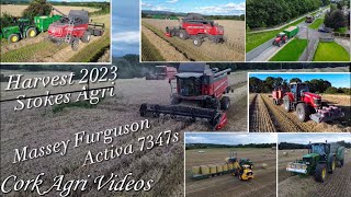 Harvest 2023 - Stokes Agri | Massey Ferguson Activa 7347s