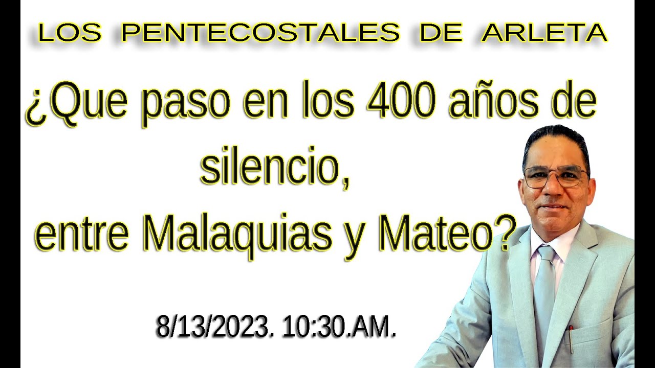 ¿Que paso en los 400 años de silencio, entre Malaquias y Mateo? - YouTube