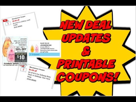 UPDATED DEALS | NEW PRINTABLE COUPONS | SAVINGSTAR REBATES!